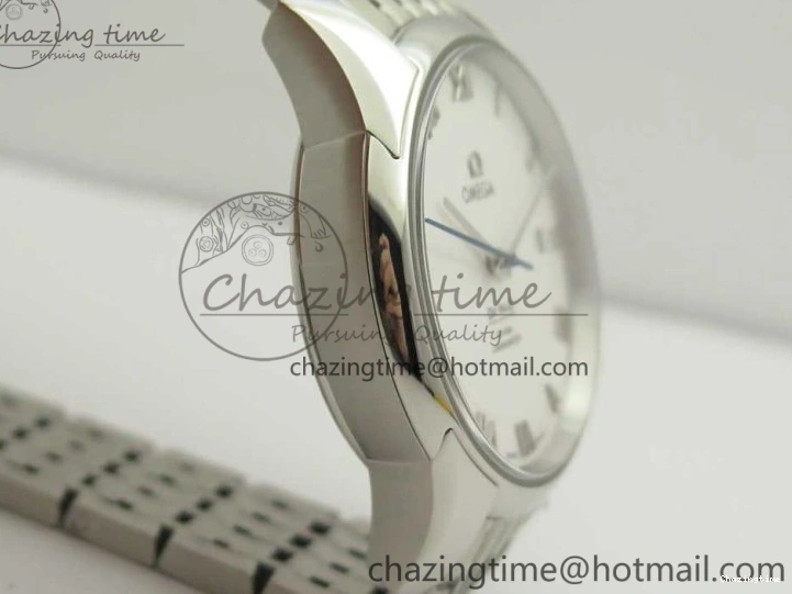 0510 De Ville Hour Vision 41mm SS VSF 1:1 Best Edition White Dial on SS Bracelet A8500 Super Clone Casual 7946